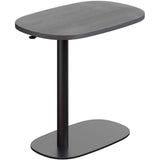 Buddy Adjustable Rotating Side Table, Gray-Furniture - Accent Tables-High Fashion Home
