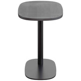 Buddy Adjustable Rotating Side Table, Gray-Furniture - Accent Tables-High Fashion Home