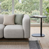 Buddy Adjustable Rotating Side Table, Gray-Furniture - Accent Tables-High Fashion Home