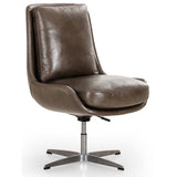 Burbank Leather Desk Chair, Deacon Wolf-Furniture - Office-High Fashion Home