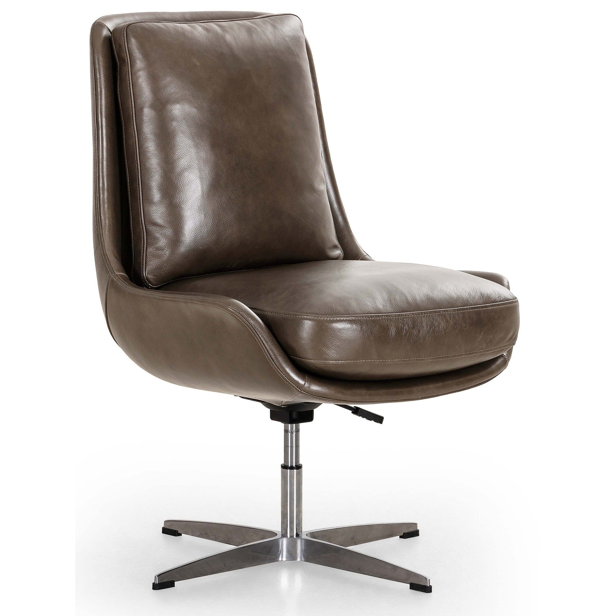 Burbank Leather Desk Chair, Deacon Wolf High Fashion Home