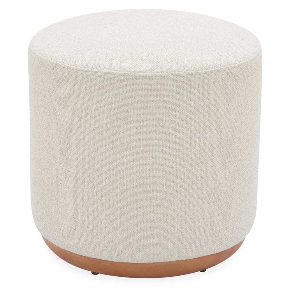 Burbank Ottoman, Lina Linen by Becki Owens-Furniture - Benches-High Fashion Home