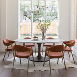 Burgos Arm Chair, Belfast Rust, Set of 2-Furniture - Dining-High Fashion Home