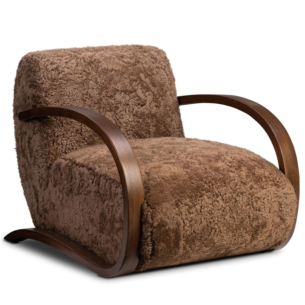 Burke Chair, Amber Shearling by Four Hands