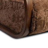 Burke Chair, Amber Shearling by Four Hands