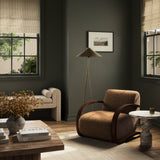 Burke Chair, Amber Shearling by Four Hands