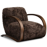 Burke Chair, Cocoa Shearling by Four Hands