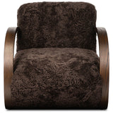 Burke Chair, Cocoa Shearling by Four Hands