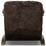 Burke Chair, Cocoa Shearling by Four Hands