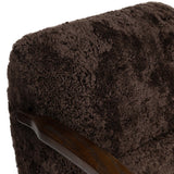 Burke Chair, Cocoa Shearling by Four Hands