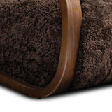 Burke Chair, Cocoa Shearling by Four Hands