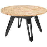 Burl 2 in 1 Table, Natural-Furniture - Accent Tables-High Fashion Home