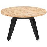 Burl 2 in 1 Table, Natural-Furniture - Accent Tables-High Fashion Home