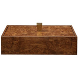 Burl Haven Box, Brown-Accessories-High Fashion Home