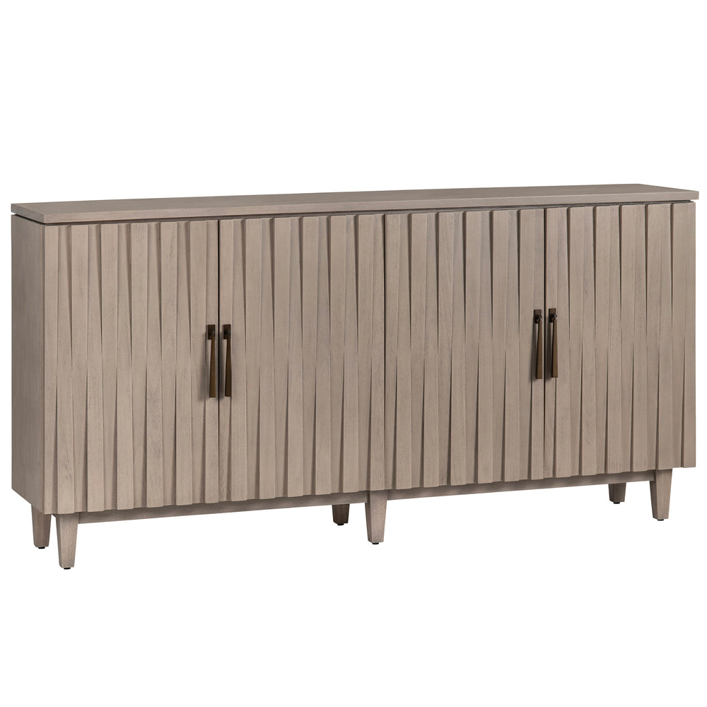 Butler 4 Door Sideboard, Beige-Furniture - Storage-High Fashion Home