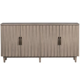 Butler 4 Door Sideboard, Beige-Furniture - Storage-High Fashion Home