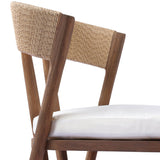 Buxton Outdoor Dining Chair, Arashi Salt, Set of 2 by Four Hands
