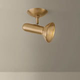Bjorn Flush Mount, Patina Brass