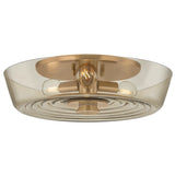 Theodore Flush Mount, Patina Brass