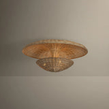 Draco Semi Flush, Bronze Leaf
