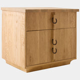 Ring Nightstand Chest, Natural