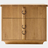 Ring Nightstand Chest, Natural