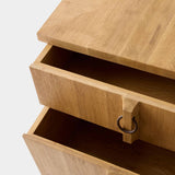Ring Nightstand Chest, Natural