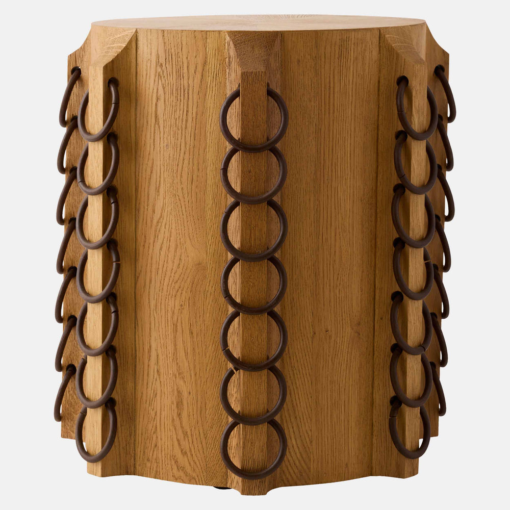 Ring Accent Table, Natural
