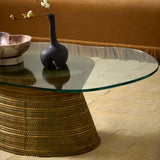 Pearles Coffee Table, Verdigris