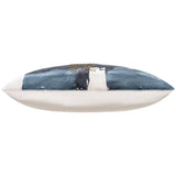 Capri Pillow, Azure Abstract