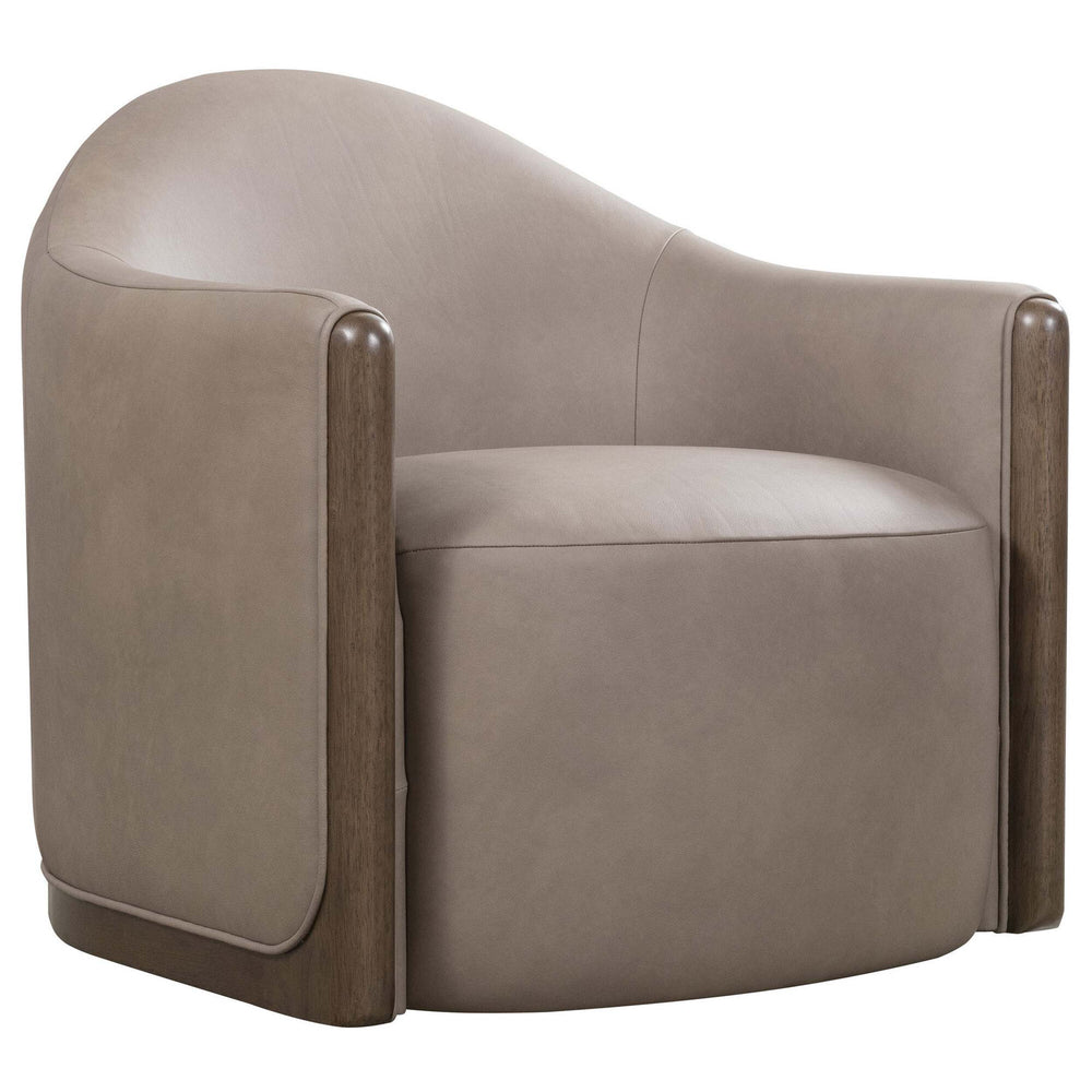 Cora Leather Swivel Chair, Dante Sandhills-Furniture - Chairs-High Fashion Home