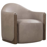 Cora Leather Swivel Chair, Dante Sandhills-Furniture - Chairs-High Fashion Home