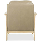 Ashland Leather Chair, Majestic Toast-Furniture - Chairs-High Fashion Home