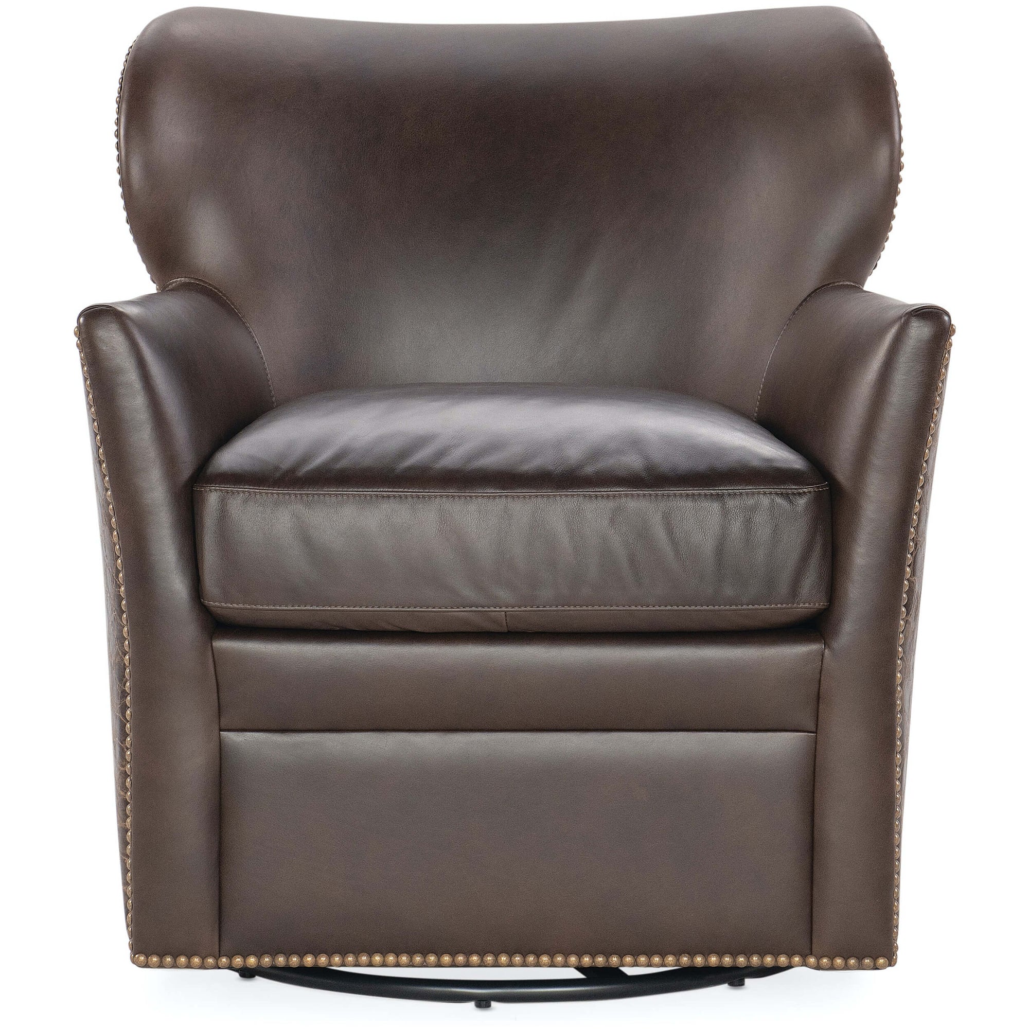 Marco Leather Swivel Chair, Kenya Hearth High Fashion Home