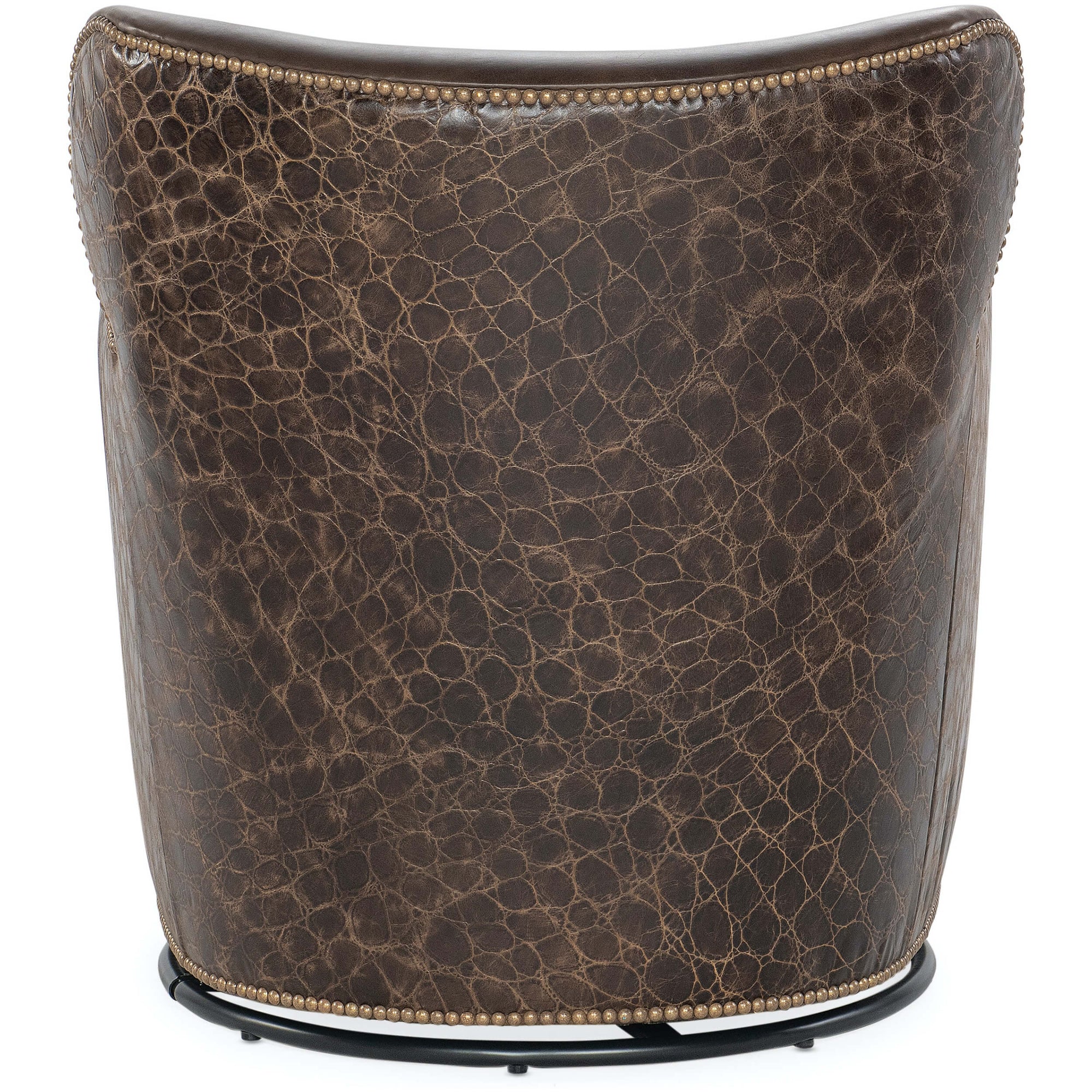 Marco Leather Swivel Chair, Kenya Hearth High Fashion Home