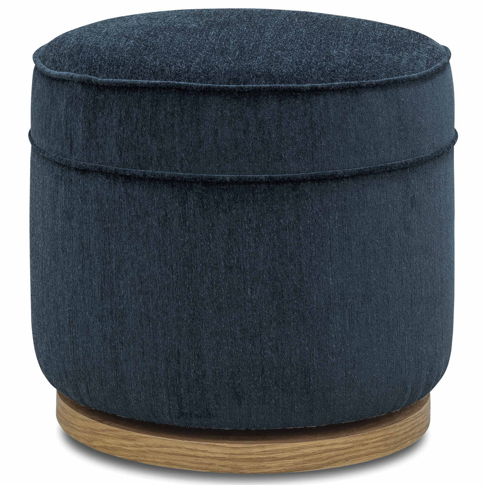 Chloe Swivel Footstool, Artemis Indigo