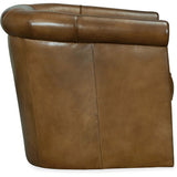 Axton Leather Swivel Chair, Checkmate Pawn-Furniture - Chairs-High Fashion Home