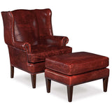 Blakeley Leather Club Chair, Covington Bogue-Furniture - Chairs-High Fashion Home