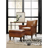 Jilian Leather Club Chair, Huntington Morrison-Furniture - Chairs-High Fashion Home