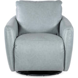Bonnie Leather Swivel Chair w/Power Footrest, Stormy