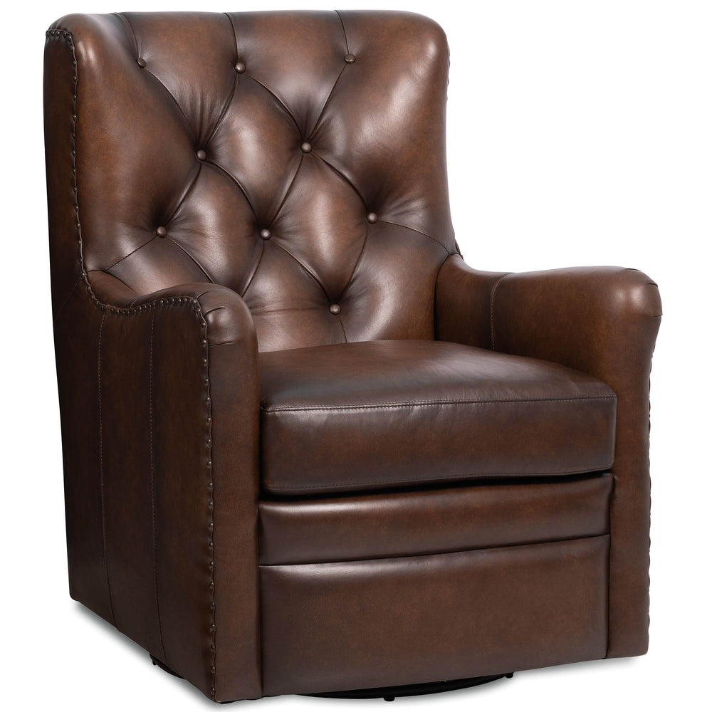 Senda Leather Swivel Chair, Memento Event