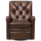 Senda Leather Swivel Chair, Memento Event