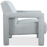 Covette Leather Chair, Amani Artic Blue