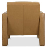 Covette Leather Chair, Pleasant Brittle-Furniture - Chairs-High Fashion Home
