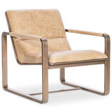 Cooper Leather Chair, Firenze Ghiaia-Furniture - Chairs-High Fashion Home