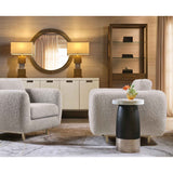 Dawson Hidden Swivel Chair, Blythe Linen