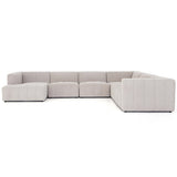 Langham Chaise Channeled 6 Piece Sectional by Four Hands