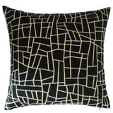 Castle Hill Tivoli Shattered Pillow, Black