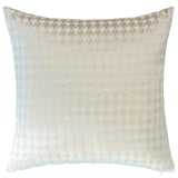 Castle Hill Tivoli Houndstooth Pillow, Ivory