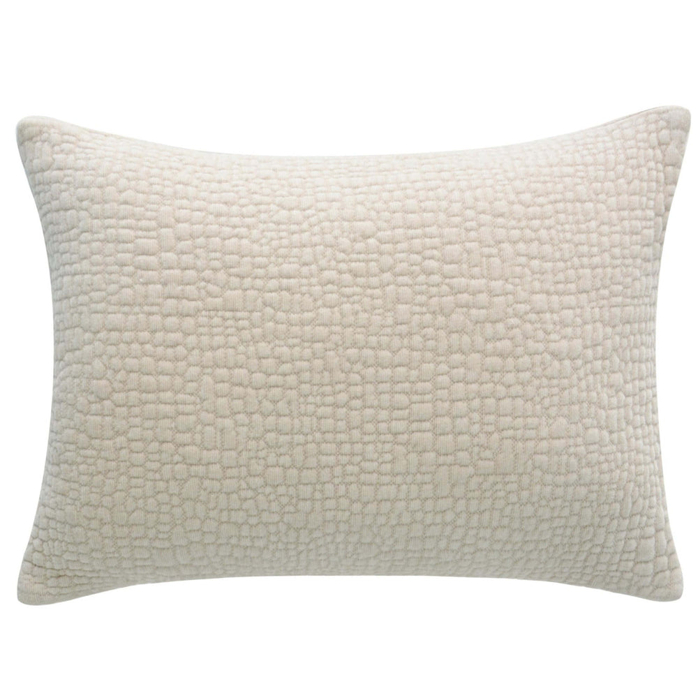 Castle Hill Tivoli Pebble Lumbar Pillow, Beige